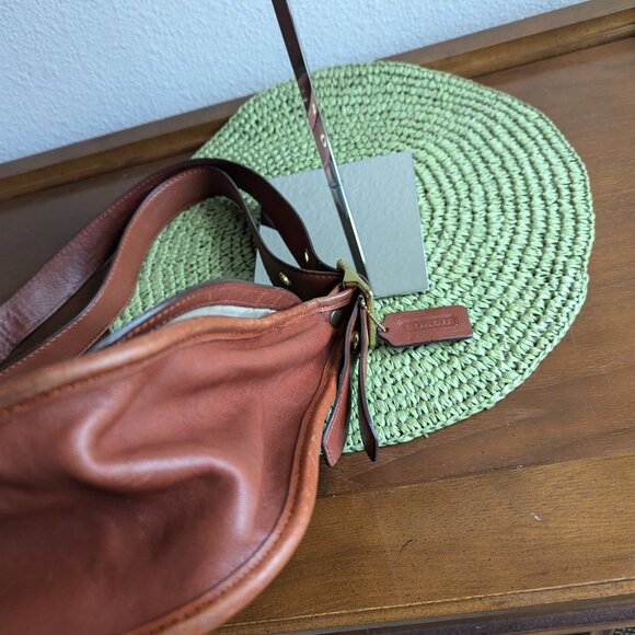 Coach Patricia Chestnut Leather Legacy Shoulder Bag D1276-19921 - Picture 5 of 11